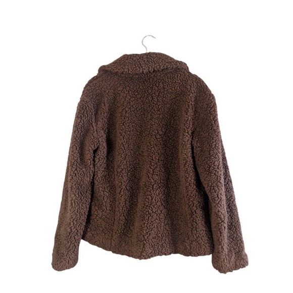 Caslon Chocolate Teddy Jacket - Picture 3 of 7